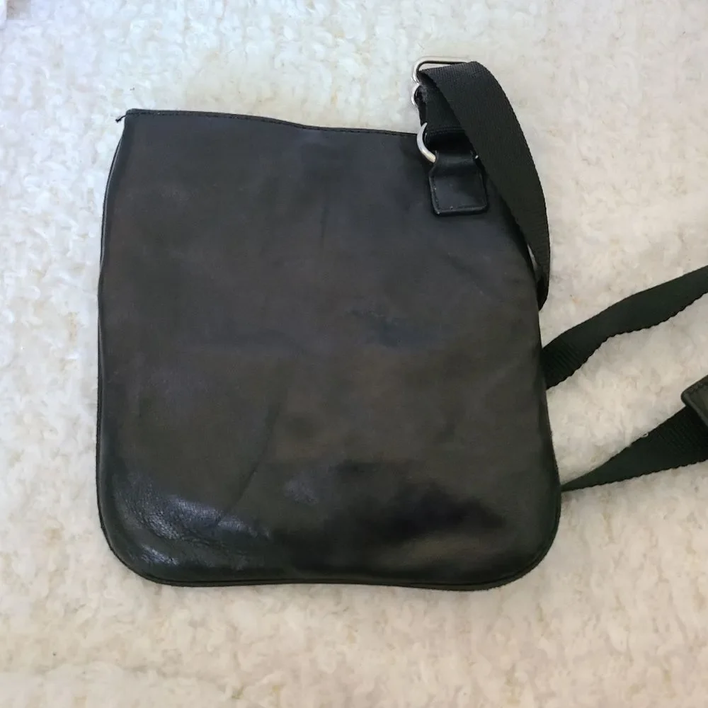 Michael Kors Butter Soft Black Leather Crossbody‎